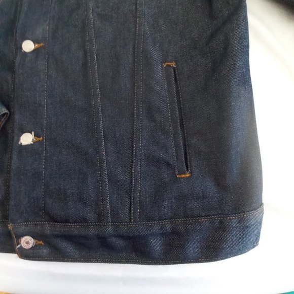 Levi's Dark wash rigid trucker jacket Size XXL but runs smaller  NWOT - Picture 8 of 8